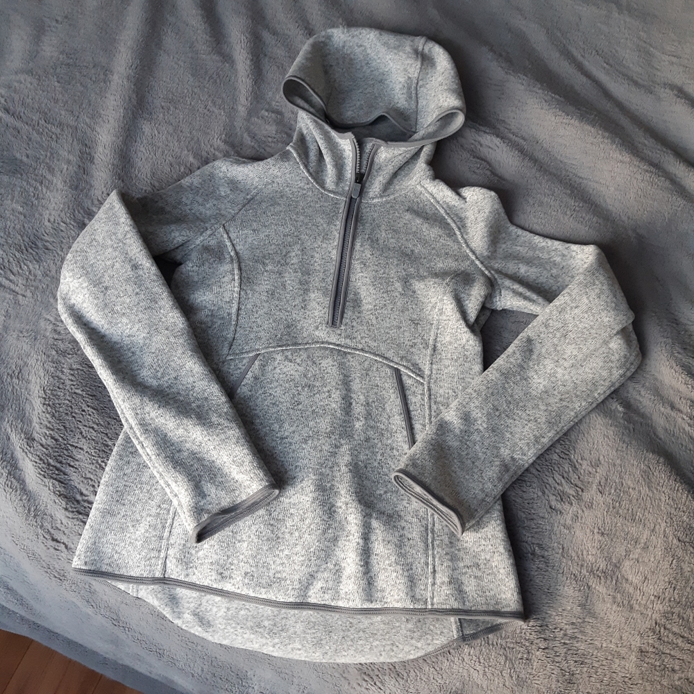 Lululemon Fleece and Thank You 1/2 zip hoodie 4